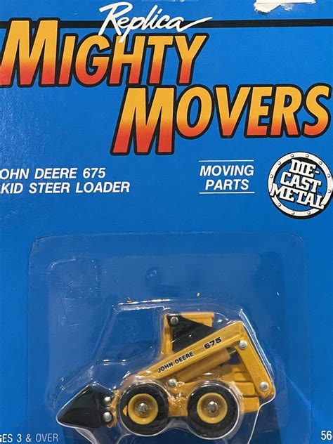 Ertl John Deere 675 Skid Loader Diecast 1 64 